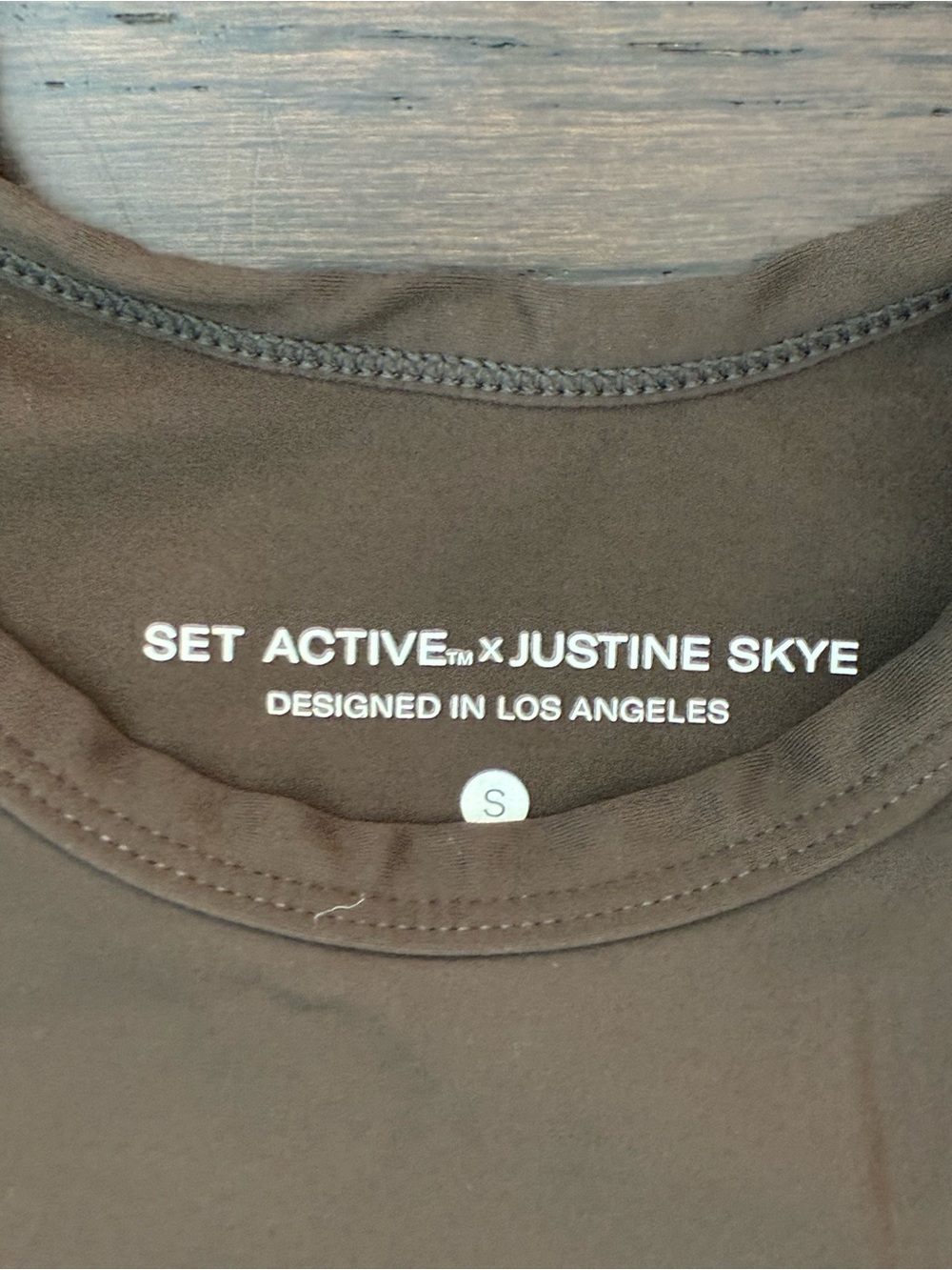 SET Active Brown Tank Romper - Picture 2 of 3